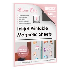 Stone City Printable Magnetic Sheets Glossy Magnet Photo Paper 8.5x11 Inkjet picture