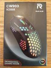 NEW - Run Mus CW903 IC3325 Pro Gaming Mouse with RGB - Wired picture