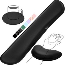 NEW Gimars Ergonomic Memory Foam Keyboard Mouse Wrist Set Typing Pain Relief picture
