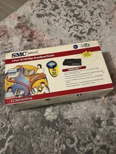 NEW SMC BARRICADE Networks Cable/DSL Broadband Router SMC7004BR 4 Port Firewall picture