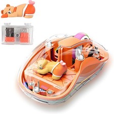 elec Space Cute Wireless USB C Mouse - Bluetooth Triple Mode Rechargeable Car... picture
