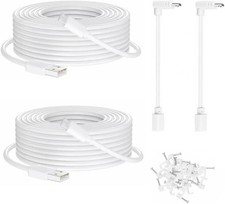 [2-Pack] 30ft Micro USB Camera Extension Cable for Wyze & Other Cameras picture