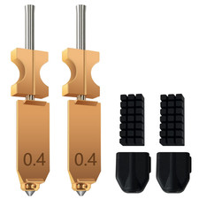 for AD5X Upgraded 2PK 0.4MM Nozzle Assembled Extruder Hotend Printhead Kits picture