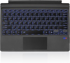 Surface Pro 7 Keyboard, 7 Color Backlight Wireless Keyboard for Microsoft Surfac picture