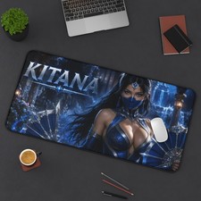 Kitana Gaming Mouse Pad, Large Desk Mat, Anime Decor, Gamer Gift picture
