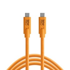 10ft USB Cable High Visibility Black or Orange Professional TetherPro Design picture
