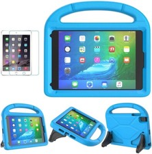 Kids Case for Apple iPad Mini 1 2 3 4 5 Light Weight ShockProof Cover Blue NEW picture