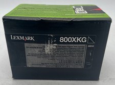 Genuine Lexmark 80C0XKG Return Program Extra High-Yield Toner, Black, OEM picture