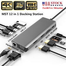 Multiport USB C Hub USB 3.1 3.0 Adapter 4K HDMI Cable  For PC MacBook Air/Pro US picture