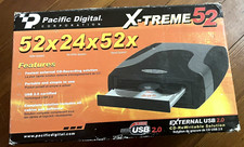 Pacific Digital X-treme 52x24x52xExternal CD Player Writer Rewrite Drive USB 2.0 picture
