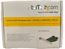 StarTech.com 3-Port M.2 SSD [NGFF] Adapter Card - 1 x PCIe [NVMe] M.2, 2 x SATA picture
