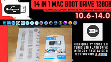 14 In 1 Mac Bootable USB Flash Drive 128GB Macintosh With 22 Page Printed Guide picture