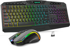 S101M-KS Gaming Keyboard and Mouse Wireless with Tri-Mode, RGB Keyboard and 4800 picture