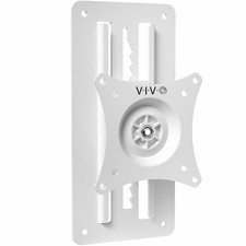 White Height Adjustable 17 To 32 Inch Single Monitor Wall Mount Bracket Arm picture