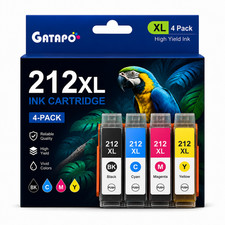 4PK 212XL T212XL Ink Cartridges Compatible For WorkForce WF-2830 WF-2850 XP-4100 picture