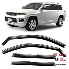 in-Channel Incredibly Durable Rain Guards for Jeep For Grand Cherokee L 21-26 picture