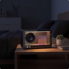 Transparent Speaker Wireless Speaker with Rgb Light Multi-Color for Desk, Teens picture