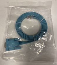 NEW SEALED (SET OF 15) CISCO OEM CAB-CONSOLE-RJ45 Blue Console Cable 6ft picture