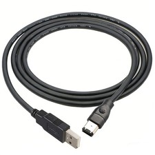 Firewire to USB Adapter Cable 6-Pin IEEE 1394 Male to USB 2.0 Male Converter Fir picture