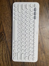 Logitech K380 Wireless Bluetooth Keyboard Multi-Device White.No Battery Cover picture