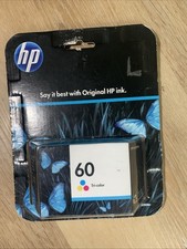 HP 60 Color Ink Cartridge NIB Sealed OEM Genuine HP READ Expired Jan 2012 picture