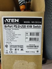 ATEN CS1316 MasterView Max 16-Port PS/2-USB KVM  - NEW Opened Box picture