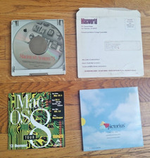 Vintage Apple Computer Early '90s Apple  Lot Of 4 CD Mac OS 8 7.5 Pictorius picture