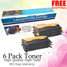 6PK CLT-K407S C407S M407S Y407S Toner Cartridges For Samsung CLP-320 CLP-325 picture