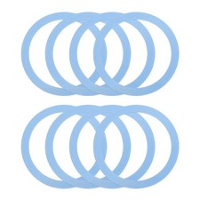 8Pcs Magnetic Adapter Ring Magnetic Wireless Charger Conversion Kit Sky Blue] picture