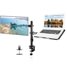Suptek Monitor and Laptop Mount Holds 13-32 inch Computer Screen, Adjustable ... picture