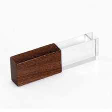 Custom Logo USB Flash Pendrive Wooden Box U Disk Memory Stick 4GB-128GB Storage picture