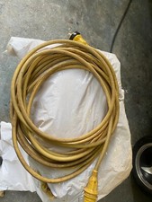 Marinco 50 Foot Shore Power Cord Set, 30 Amp, 125V, Yellow for Boats and RV picture