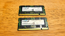 Crucial Micron 8GB (2 x 4GB) DDR2-800 MHz SODIMM PC2-6400s  200-pin Laptop RAM picture