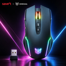ONIKUMA CW905 Wireless Gaming Mouse 2.4G RGB LED Ergonomic PC Mac picture