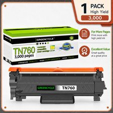 GREENCYCLE TN760 TN730 Toner Cartridge for Brother MFC-L2750DW HL-L2370DWXL picture
