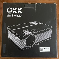 QKK PJ0501 Mini Projector 1080p FHD 4500 Lumens LCD Portable White picture