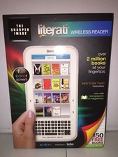 Sharper Image Literati Wireless 256MB Color eBook Reader  picture