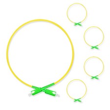 5Pcs 0.5 Meter Fiber Optic Patch Cord (1.64ft), SC-SC/APC-Simplex picture