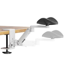 ClampOn Adjustable Armrest 360 Rotating Desk Elbow Support Wrist Cushion picture