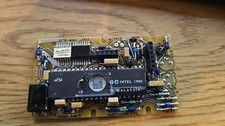 Vintage Rare Spec Intel Microcontroller w/Gold IC Chip Cool Collector Board/ICs picture