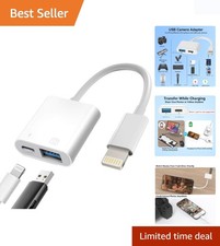 High-Speed Lightning to USB OTG Adapter for Seamless Photo & Video Transfer picture