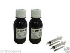 2x4oz Black Refill Ink for Canon PGI-250 CLI-251 MX722 MX922 iP7220 iX6820 1p1d picture