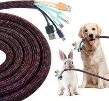 Cable Sleeve Self-Wrapping Wire Loom, Black Red,1/2 Inch X 100FT picture