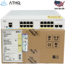 Cisco Catalyst C1000-16FP-2G-L 16-Port Gigabit PoE+ Managed Switch 2xSFP Uplinks picture