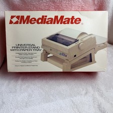NIB Media Mate 18213 Universal Printer Stand Vintage New Adjustable Easy Adjust picture