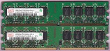 2GB 2x1GB PC2 5300 DDR2 HYNIX RAM KIT HYMP512U64CP8-Y5 AB-C Dell 3100 4700 5100 picture