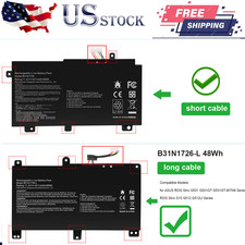 B31N1726 Battery For ASUS TUF FX505 & ROG G531 11.4V 48Wh Short/Long Cable picture
