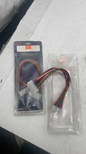 QVS 20-Pin ATX Motherboard Power Extension Cables Male to Female Lot of 2 picture