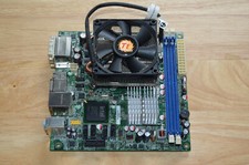 Intel DQ45EK mini-ITX w/ Core2 Duo E6550, CPU cooler, 1x2Gb RAM, drivers DVD picture