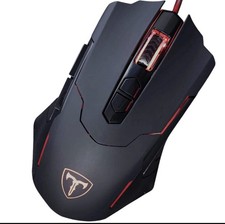 Pictek T7 Wired Gaming Mouse - 7200 DPI, 7 Programmable Buttons, RGB Lighting picture